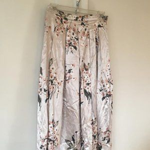 Anthropologie Della Bee Champagne Garden Skirt